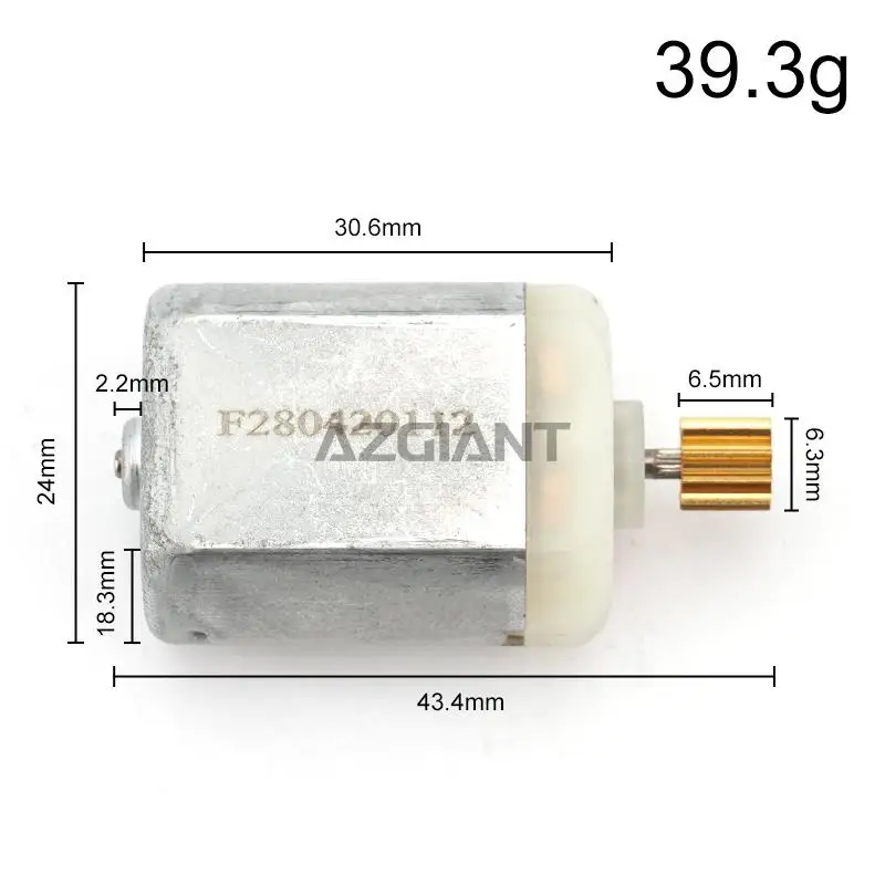 

AZGIANT 10 teeth (6*7mm) Car latch Door Lock Motor 12V DC for Volkswagen Golf 6 cover trunk lock for OPEL VECTRA C