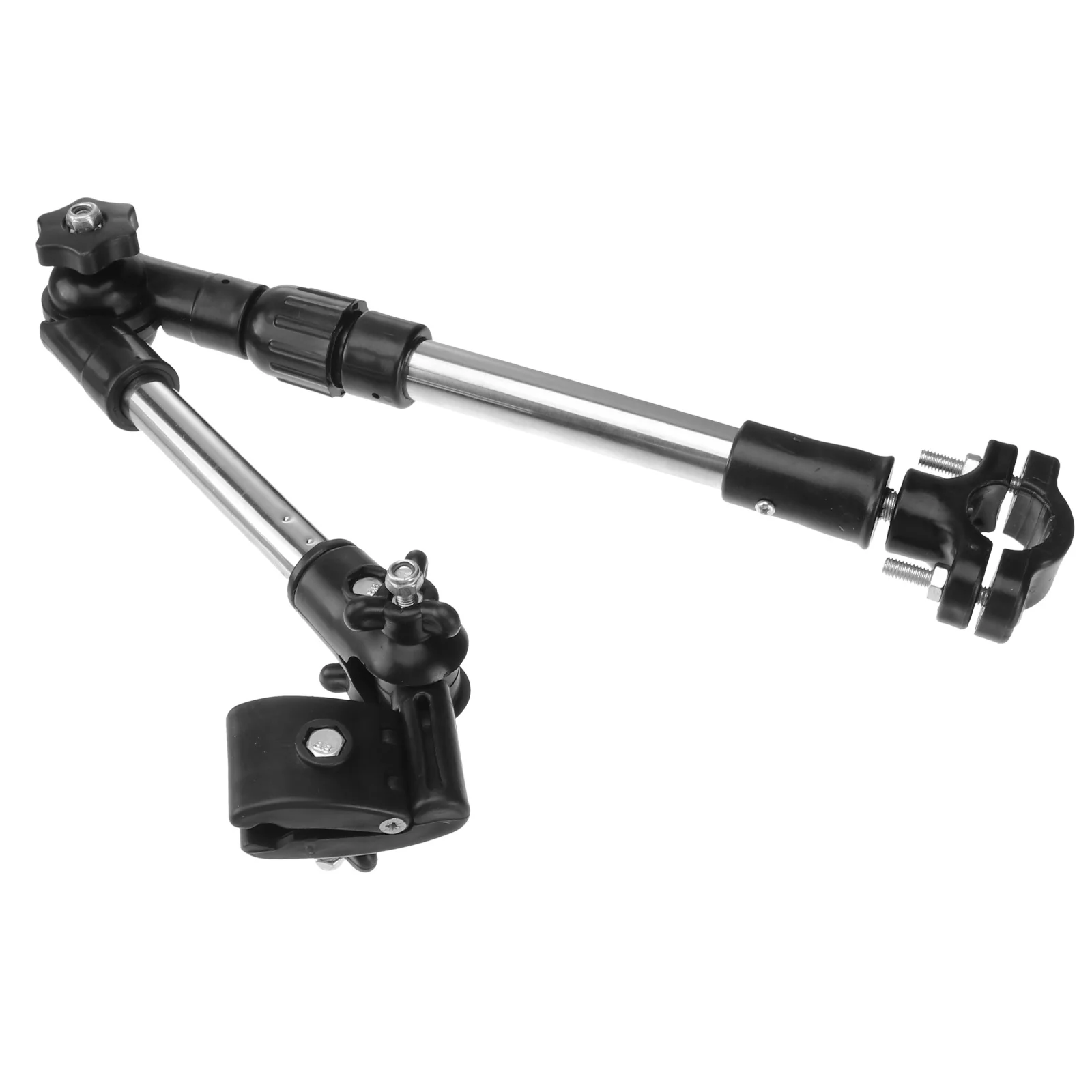 

Adjustable Extendable Umbrella Bar Holder Black Mount Stand for Wheelchair Stroller Bike Rain Sunshade Clamp Connector