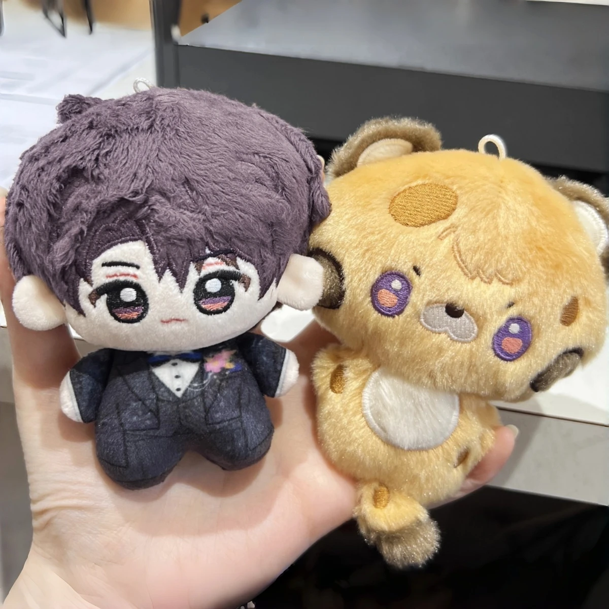 Love And Deep Space Wedding Style Sylus Caleb Zayne Aster 10cm Plush Doll Toy Cotton Stuffed Animal Collectible