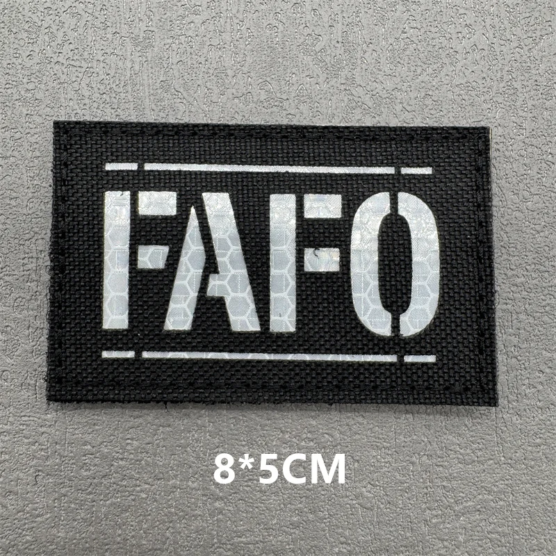 3D Taktische Patches IR Reflektierende Abzeichen auf Rucksack Weste Kleidung DIY Moral Taktische Abzeichen Haken & Schleife Laser Cut liefert