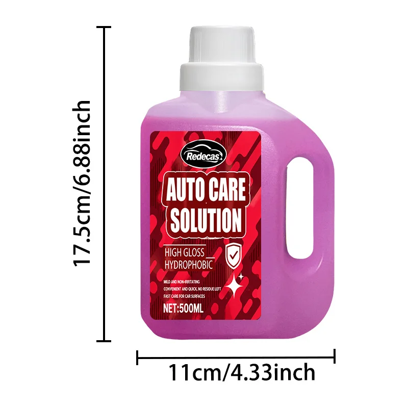 500ml Rosa Schaum-Autowaschshampoo, Baut & Formt Keramikbeschichtung, Pflegt & Schützt Autolack, All-in-One-Kit für Alle Autos – Detail 10