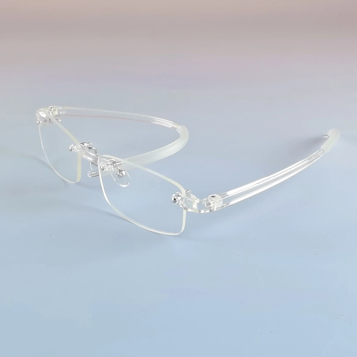 Transparent Glasses Frames Women Men Ultralight Clear Lens Eyewear Rimless Computer Eyeglass Frame Fashion Spectacles Ultralight