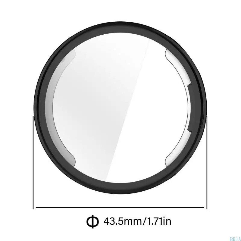 R91A Screen Protectors Hülle für Uhr 41mm Full Deckung TPU -Stoßstange für SmartWatch -Schutzhülle