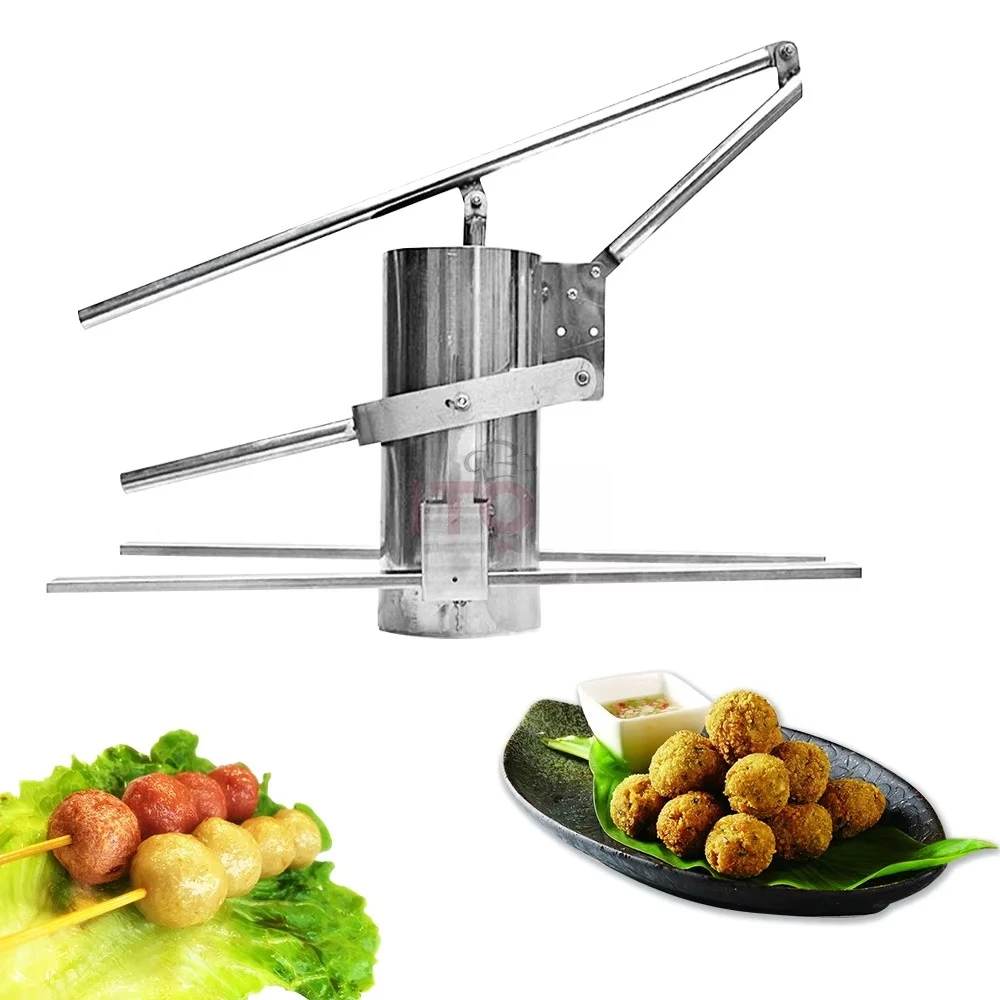 ITOP Commercial Fishball Meat Ball Machine Maker Beef Fish Stuffed Fish Ball Making Machine Shrimp Ball Dough Machine