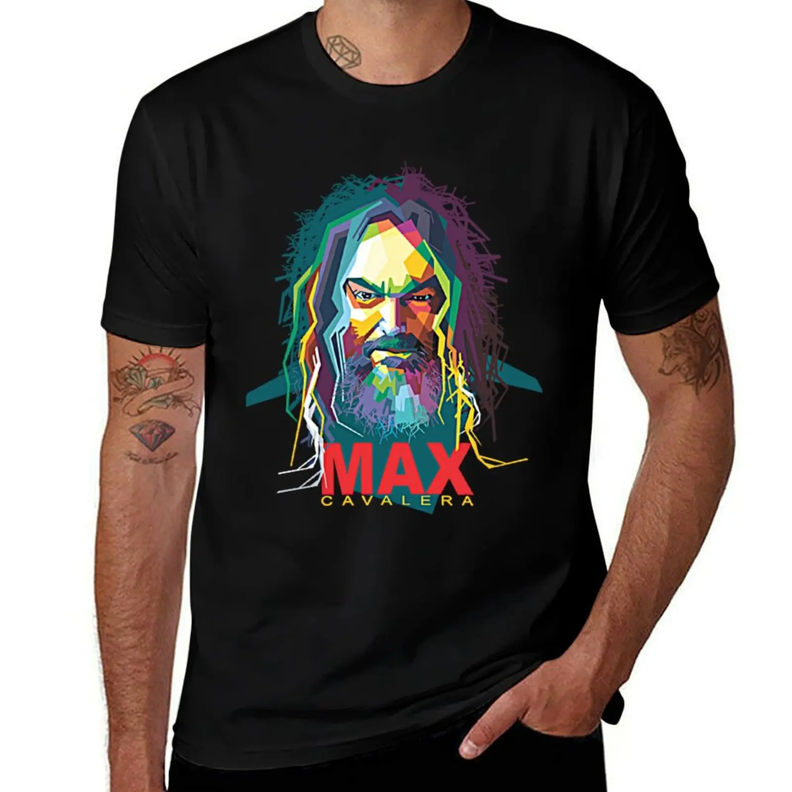MAX CAVALERA T-Shirt Christmas Casual Tee Shirt T-Shirt