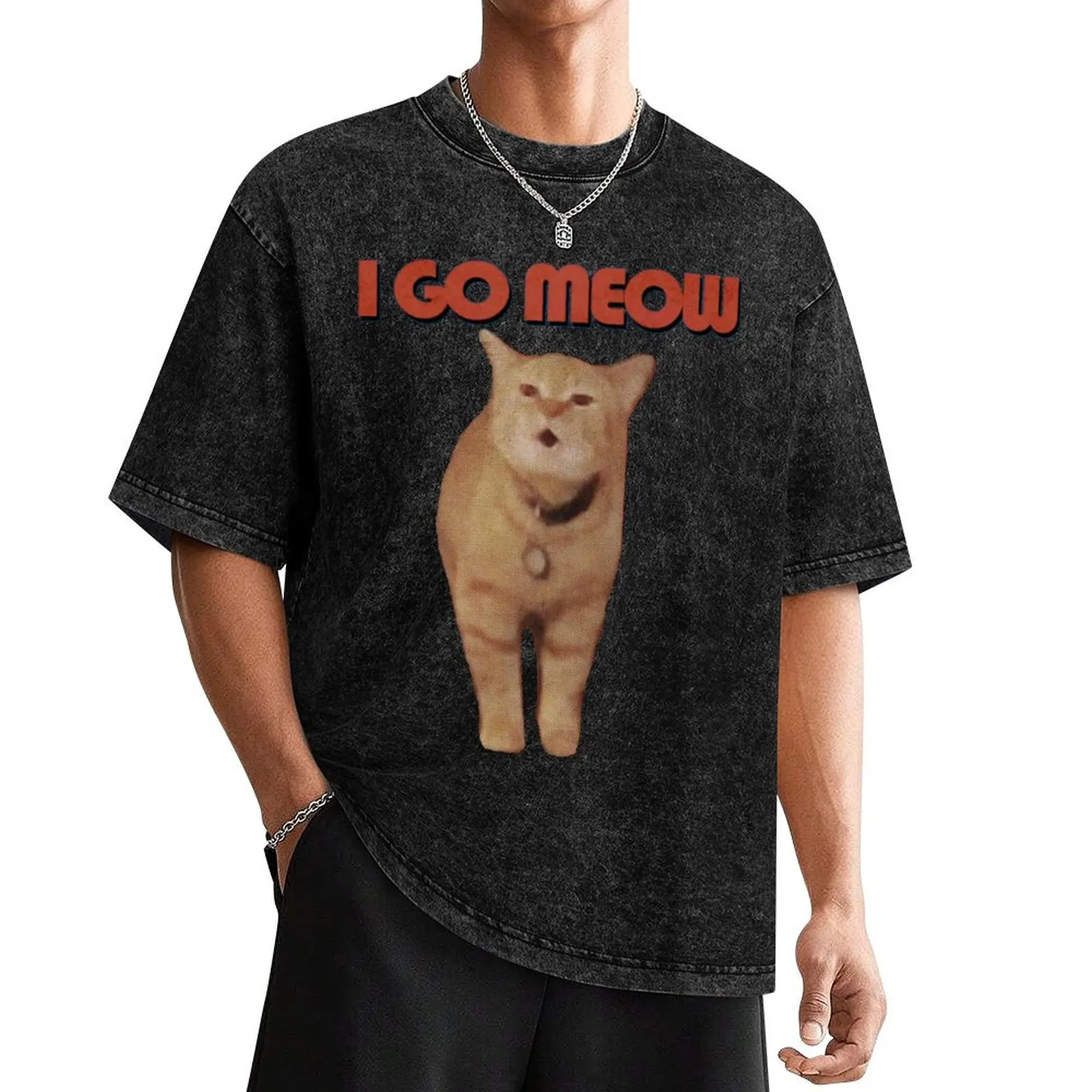 

i go meow T-Shirt Blouse customs workout shirts for men