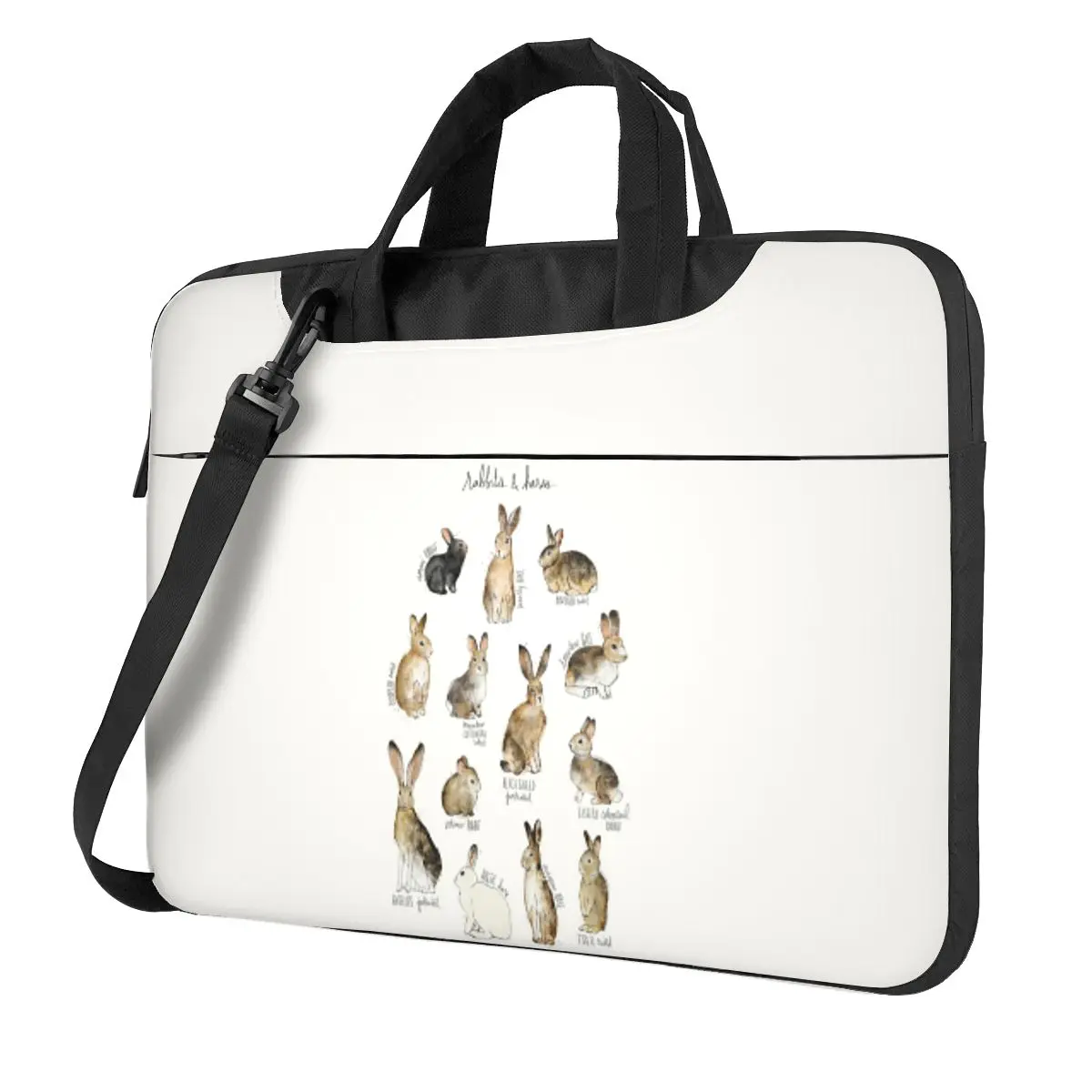 

Сумка для ноутбука Rabbits & Hares через плечо, сумка для компьютера, устойчивая защитная сумка для ноутбука для Macbook Pro Lenovo