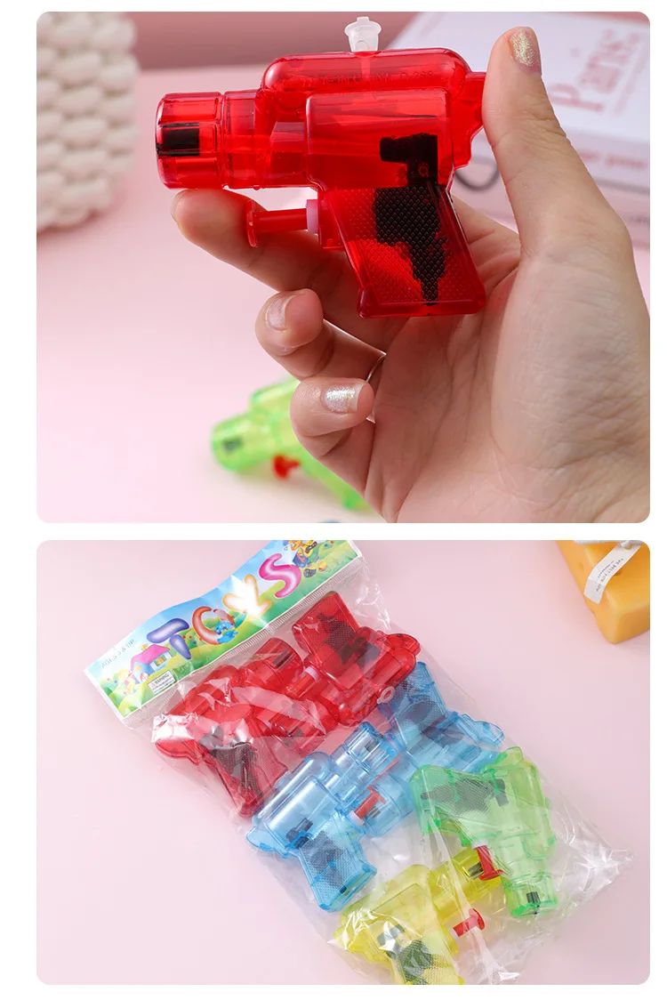 4 Pistolets à Eau Manuels Pour Enfants - Mini Water Guns En Plastique, Pour Piscine, Plage Et Jardin - 10