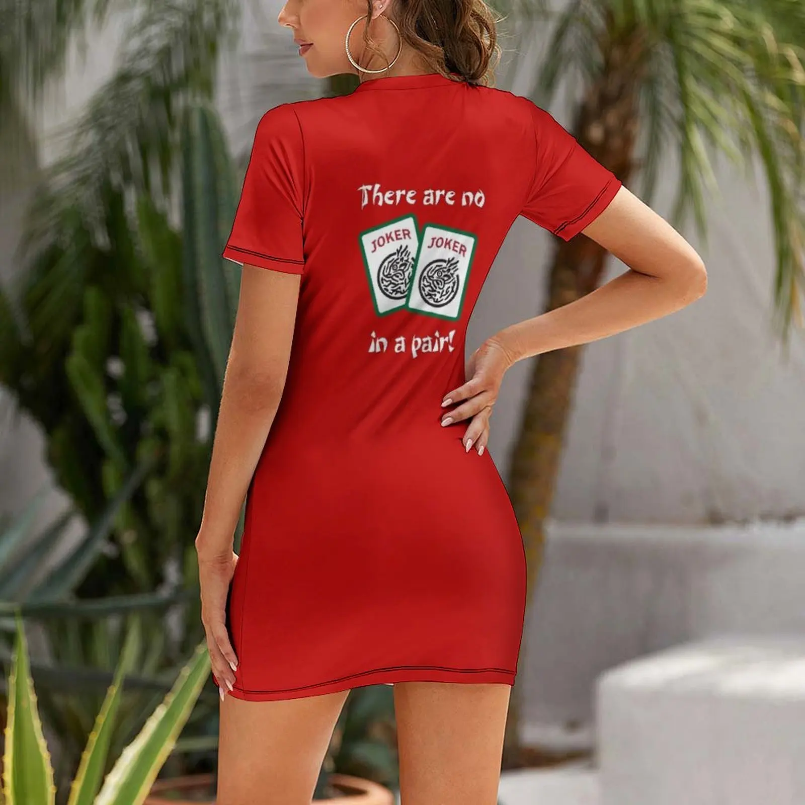 Mahjongg - There are no Jokers in a pair! Short Sleeved Dress long dress women Party dresses for women