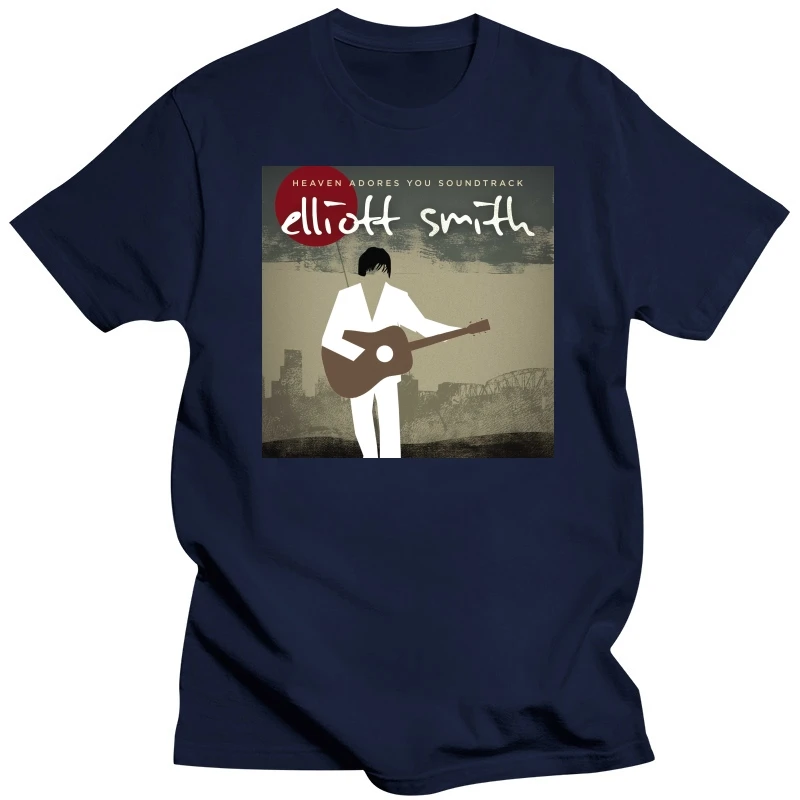 Elliott Smith tee singer songwriter S M L XL 2XL 3XL Pete Krebs T-Shirt