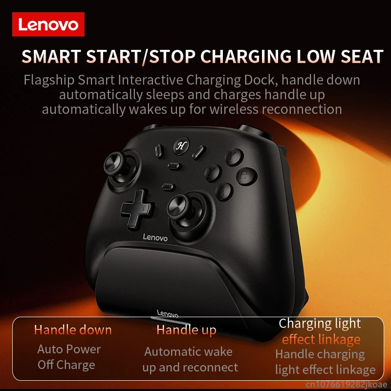 Controller da gioco wireless Lenovo S07 Ricevitore wireless Bluetooth 2.4G per PC Windows, TV Android per Black Myth: Wukong GamePad