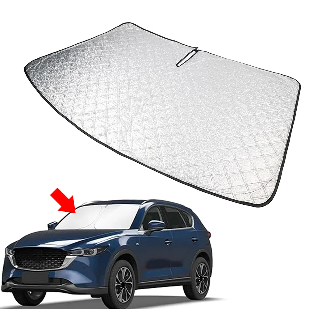 Car Window Sunshade Cover Sun Shade Front Windshield Visor Protector Folding For Mazda CX-5 2017-2025