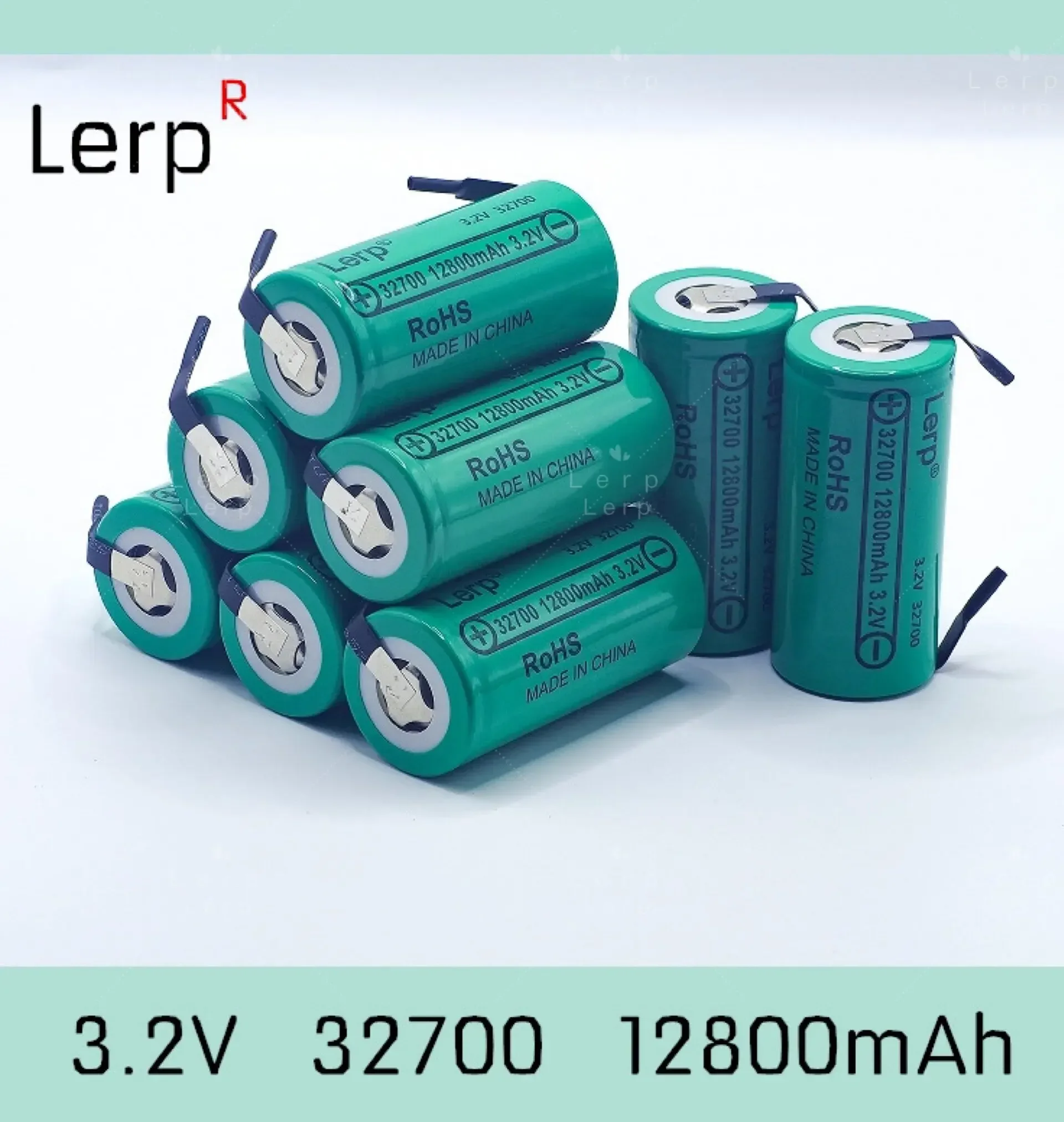 100% orignal LiFePO4 Battery 3.2V 32700 battery 12800mAh 35A Continuous Discharge Maximum 55A High power battery+DIY Nickel