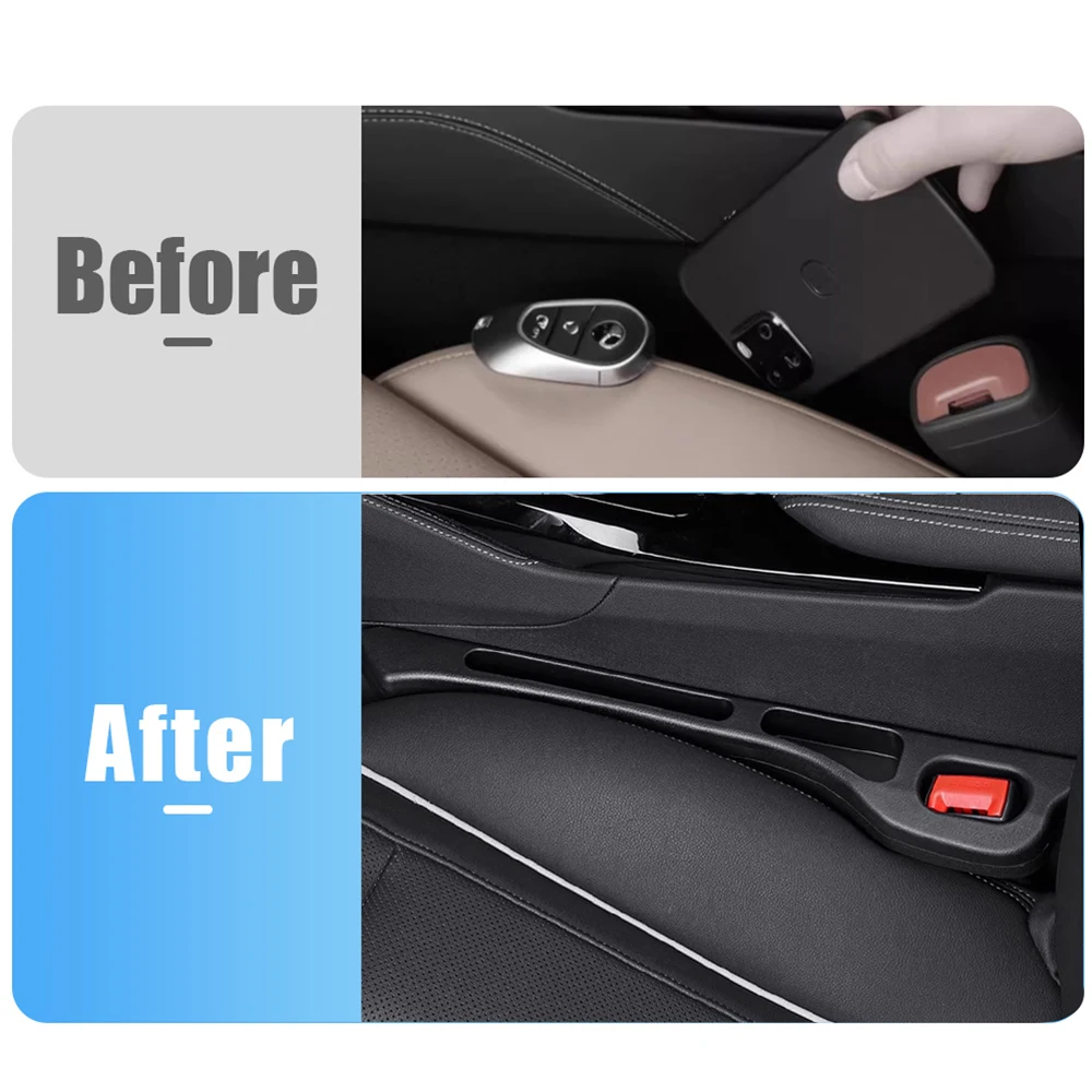 For Toyota Camry XV80 2024 2025 2026 2027 Hybrid HEV PHEV 2PCS Universal Car Seat Leak Proof Strips Gap Side Seam Storage