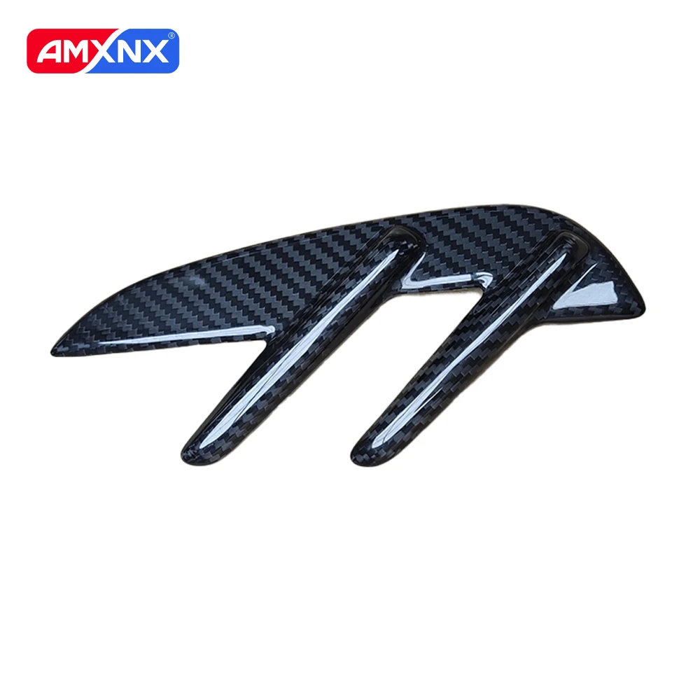 Real Dry Carbon Fiber Front Fenders Spoiler Duck Wing Splitter Wind Blade Trims for BMW G80 M3 G82 G83 M4 2021+