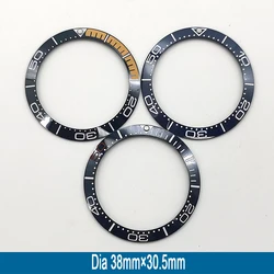 38mm*30.5mm Sloping Ceramic Bezel Insert Fits 40mm Watch Case NH35 NH36 Case SKX007 SUB Seamaster 300 Series Watch Insert Ring
