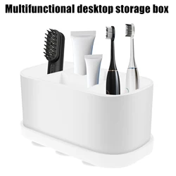 Toothbrush Holders for Bathrooms 5 Slots Tooth Brush Organizers Toothpaste Storage Holder Countertop Suction Cup Organizers New