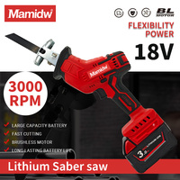 For Milwaukee Electric Reciprocating Saw Wood /Pipe/ Metal /Tree Cutting Cordless Power Tools Household Woodworking Tool