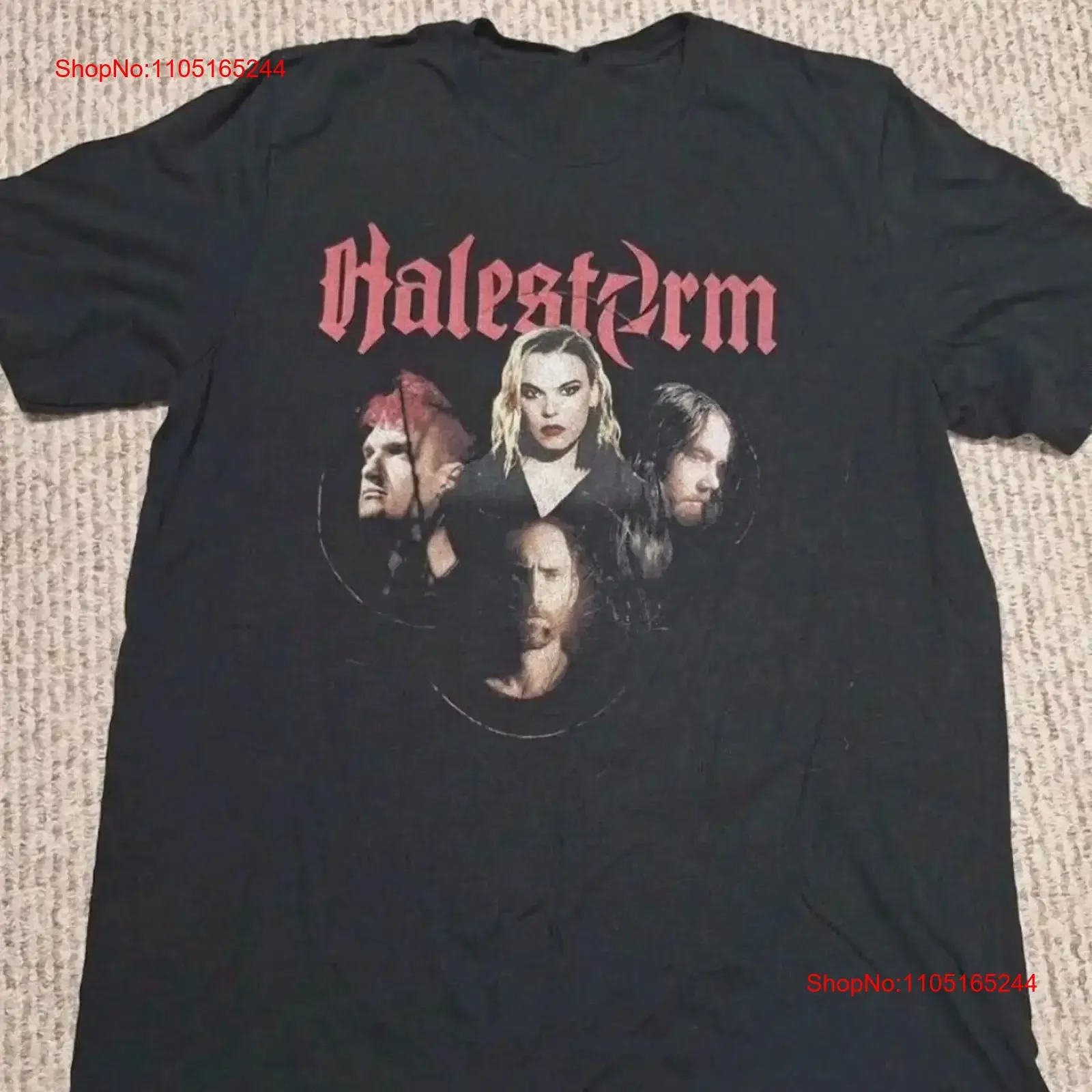 

Новая футболка Halestorm для фанатов S 5XL, винтажная стираная дышащая универсальная мягкая модная повседневная уличная футболка с графикой, удобная