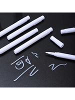 12pcs White Liquid Chalk Marker pens (Set of 12) - Dust-Free and Easy Erase Formula - Perfect for Teachers, Classrooms, and Pres