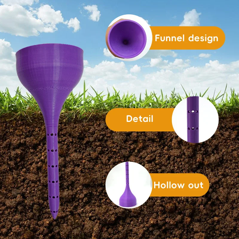 Plant water root canal garden garden gardens plant deep soil drainage device plastic tool