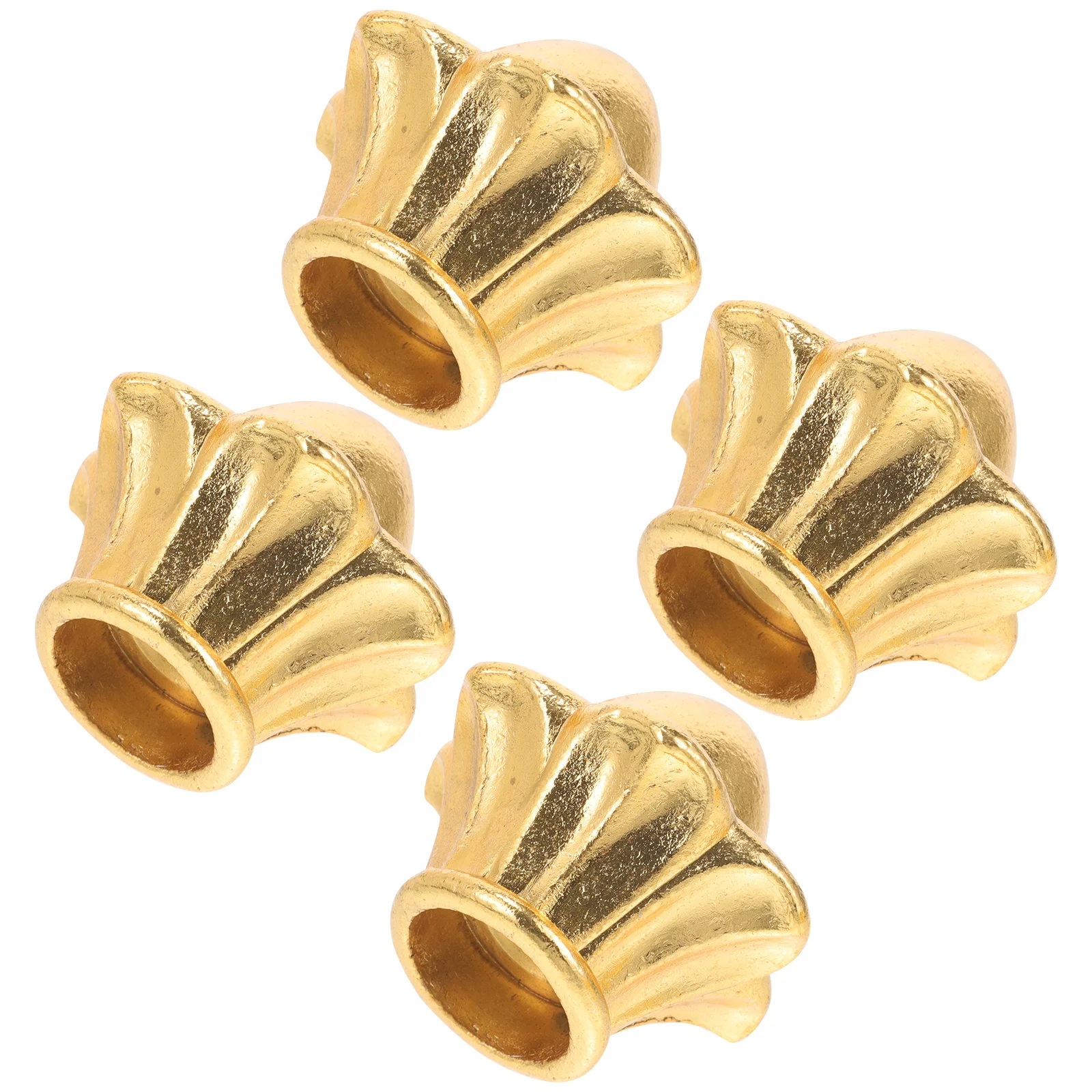 4 قطعة مصباح للزينة Finials أرضية معدنية مكتب الجدول مصباح قبعات نهائية تصميم أنيق فريد ل عاكس الضوء العلوي Finials للمصابيح