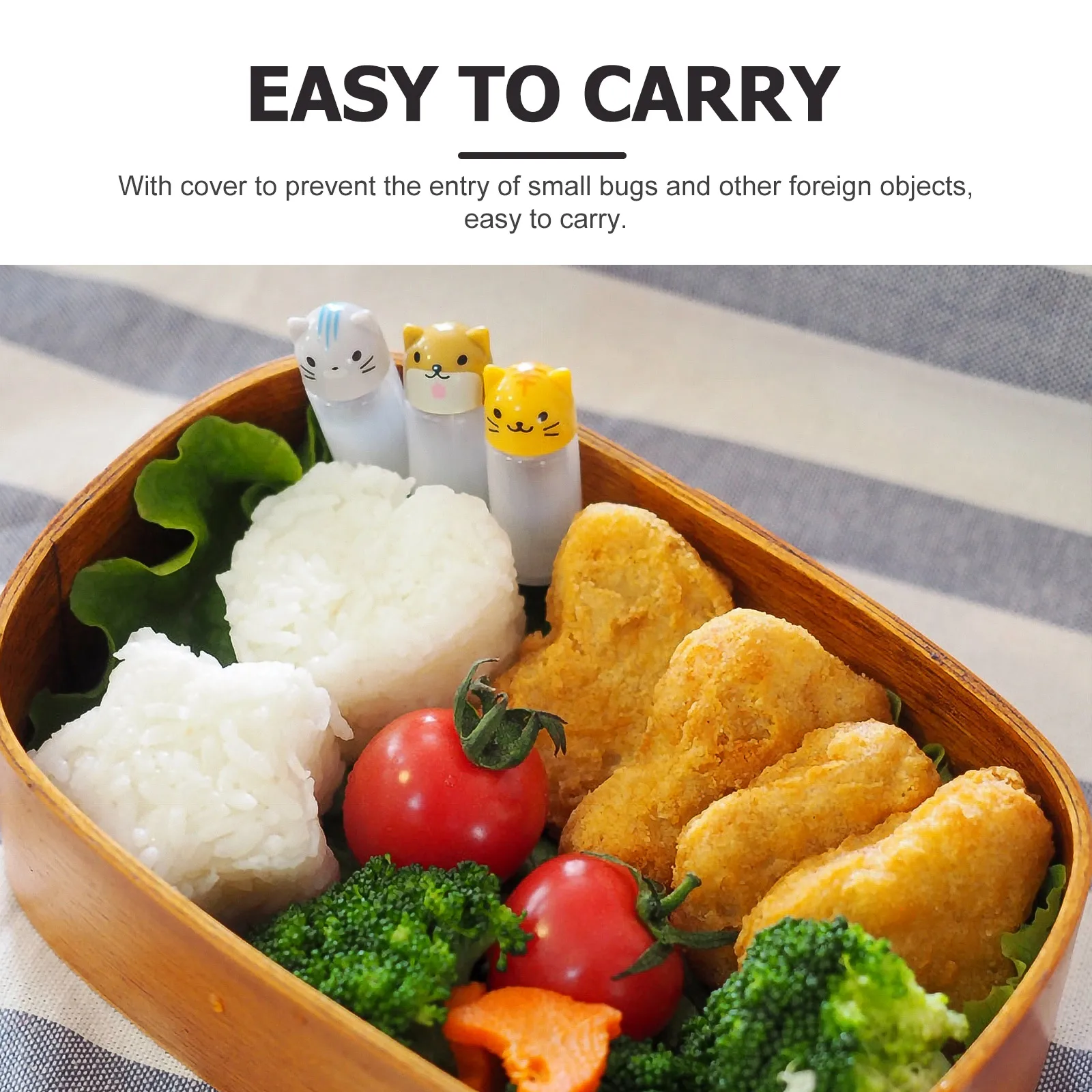 

1Set Mini Kitchen Seasoning Bottle Portable Small Animal Shaped Condiment Container Compact Spice Jar Salt Pepper Storage