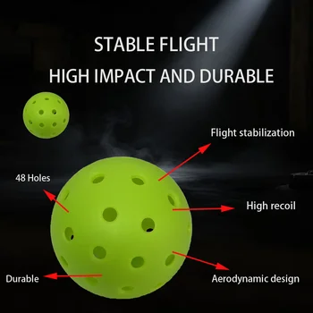 LIFE TIEM LT Pro Same Style 48-Hole Pickleball Tournament Exclusive PPA Balls Official Grade for Enhanced Play 1