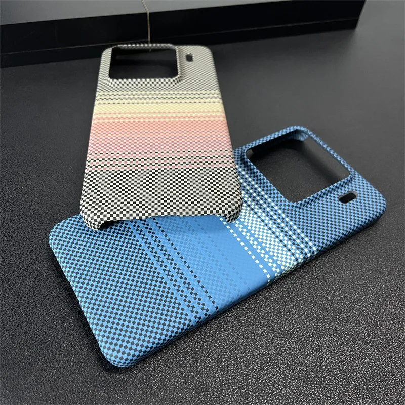 For Xiaomi Mi 15 Pro Case Hard PC carbon fibre grain Slim Protective Back Cover Case For Xiaomi Mi 15 14 13 13T Pro Phone Shell