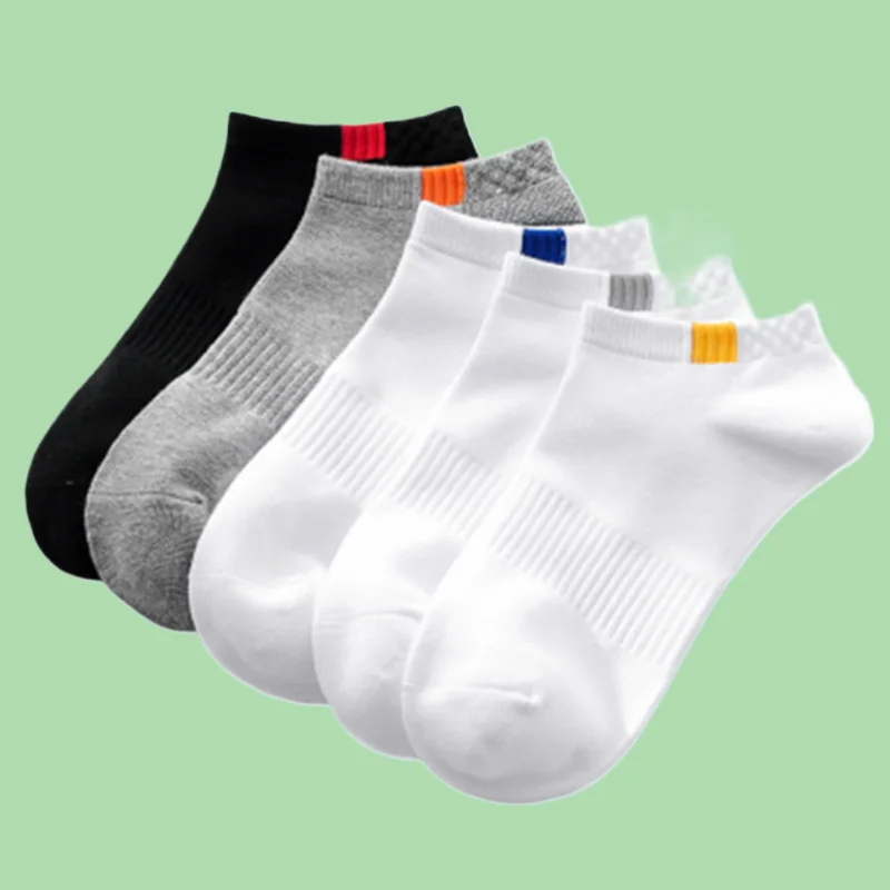 Chaussettes Courtes Coupe Basse pour Homme et Femme, Confortables, Décontractées, dehors, Respirantes, Bateau, Haute Qualité, 5/10 Paires