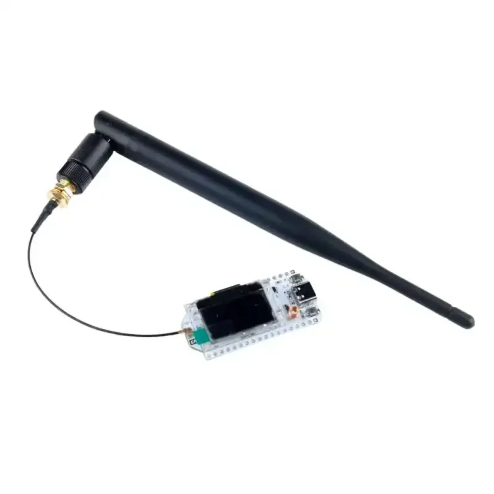 2 Set Heltec LoRa32 V3 Node مجلس التنمية LoRa 32 SX1262 ESP32-S3 Wifi BLE مع هوائي ذكر 5DBi SMA لـ Meshtastic