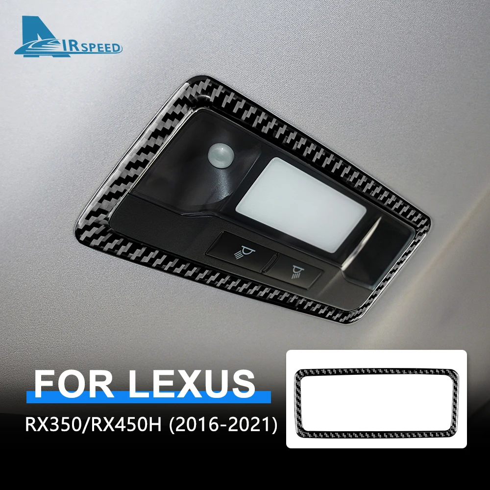 

Настоящее углеродное волокно для Lexus RX350 RXH450 2016 2017 2018 2019 2020 2021 RHD LHD Автомобильная крыша для чтения стандартная наклейка внутренняя отделка