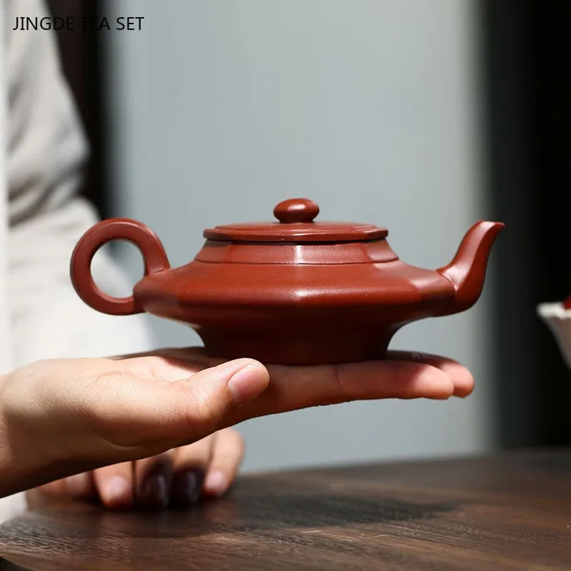 150ml Raw Ore Dahongpao Filter Tea Pot Chinese Yixing Purple Clay Teapot Tradition Zisha Teaware Accessories Home Beauty Kettle