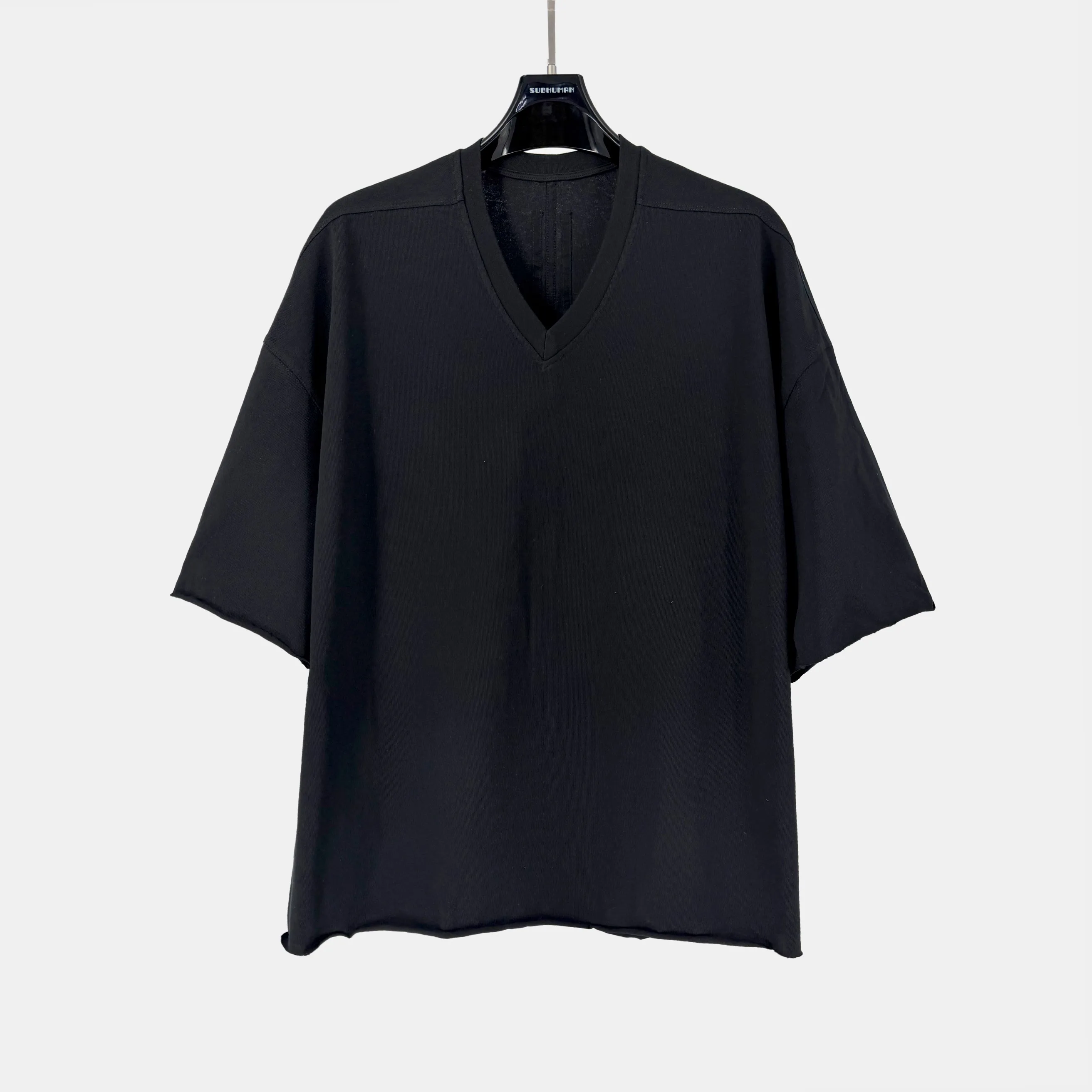 Men Oversized T Shirt 100%Cotton Gothic Style Men's Clothing Tops Tees Summer Women Tees Designer Black T Shirt