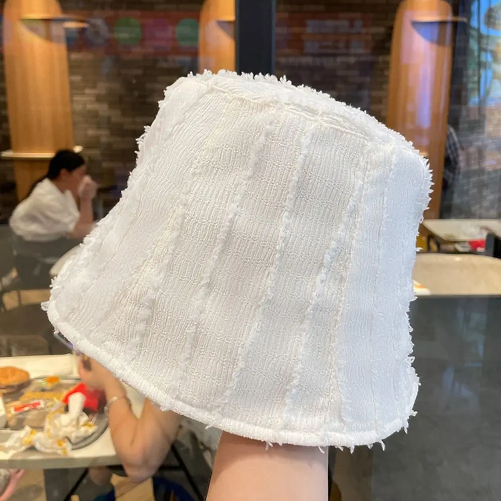 قبعة دلو قطيفة محمولة ، قبعة صيادين واقية من الشمس قابلة للطي في الهواء الطلق ، قبعة باناما غير رسمية