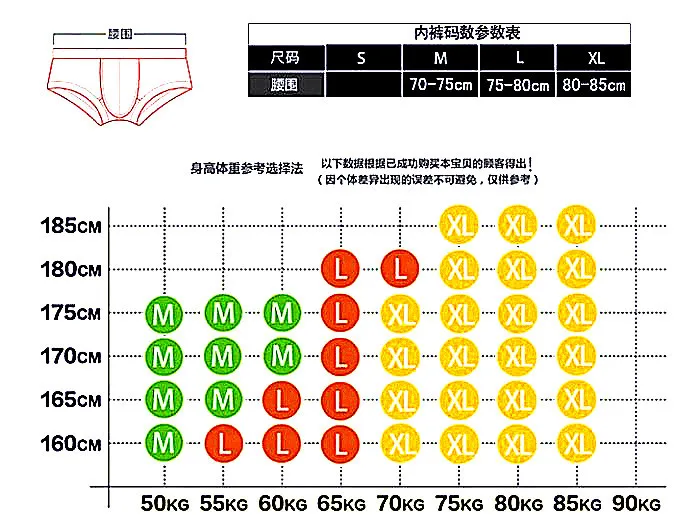 Echoice-男性用コットンパンティー、パンティー、be3-m217