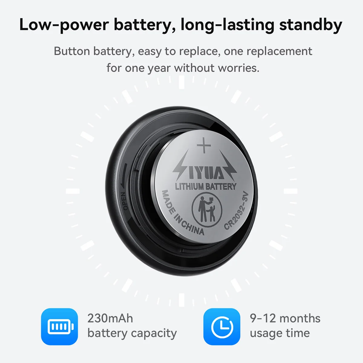 BC101 Mini GPS Tracker Device Smart Anti-Lost Reminder For Kid Pet Bag Wallet Bluetooth Portable Finder Air Tag Tracking Locator