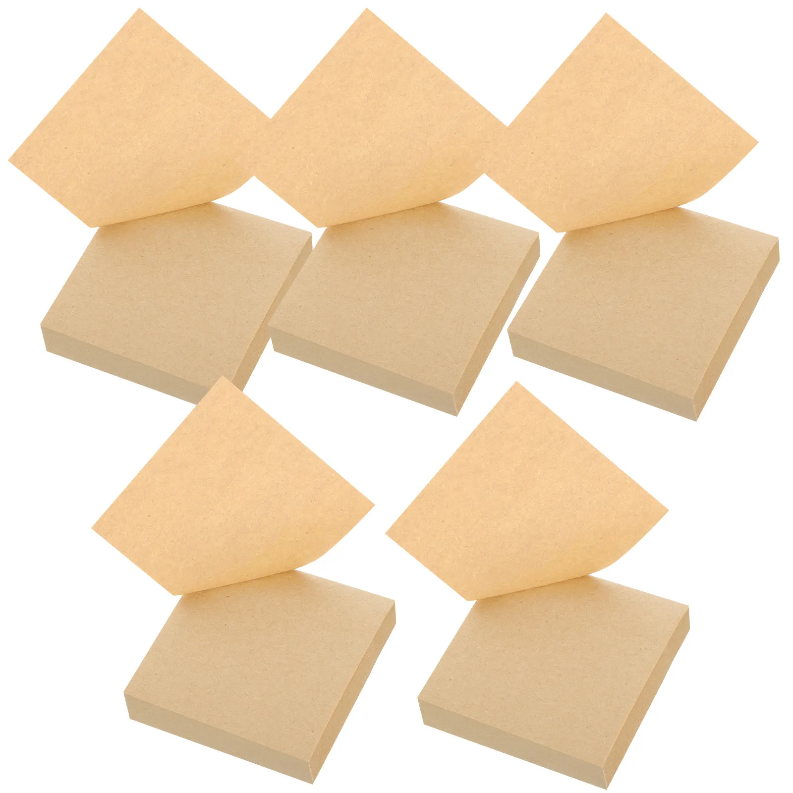 5 Units Compact Memo Pads Pocket-Sized Self-Adhesive Notepads for Schedules Plans Reminders School Office