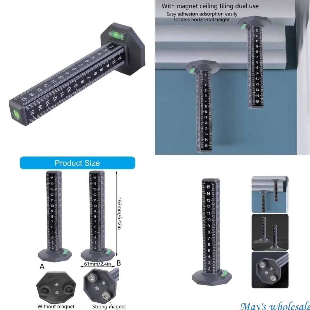 عصا التدرج عالية الدقة لمحاذاة بلاط الأرضية مقاومة سهلة الحمل 448A #1
