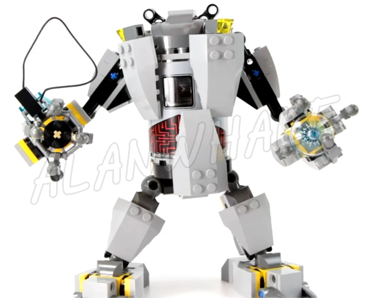 404pcs Shinobi Turtle Robot Rampage Massive Mech Suit Capture Claw Go-kart Glider 10209 Building Block Toy Compatible With Model