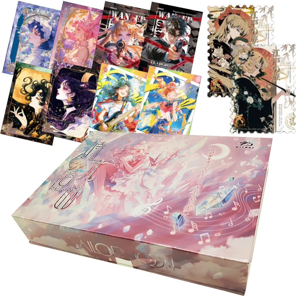 

Сейлор Мун, аниме, коллекционная карта, волшебная красота, Kaiou Michiru Tenoh Haruka, забавный штамп, серия карт, изысканные подарки на день рождения, игрушки