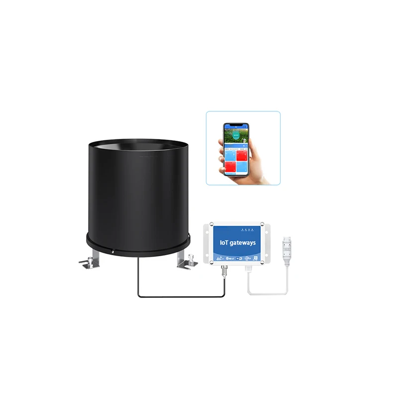 Rainfall monitoring recorder high-sensitivity rain gauge, carbon based tipping bucket rain gauge bucket rain sensor