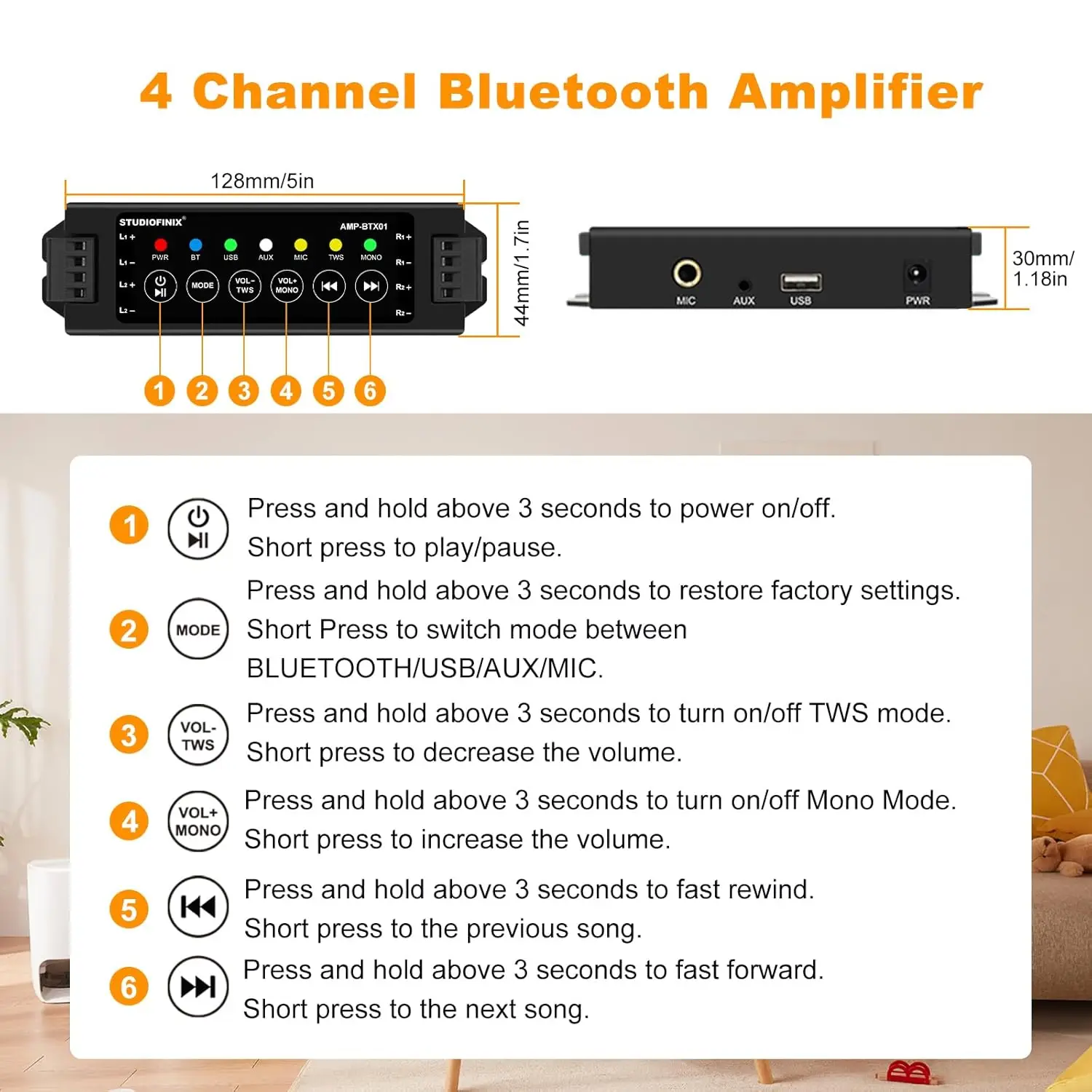 Thumbnail 4 - #43 Trending Home Theatre Amplifiers Right Now