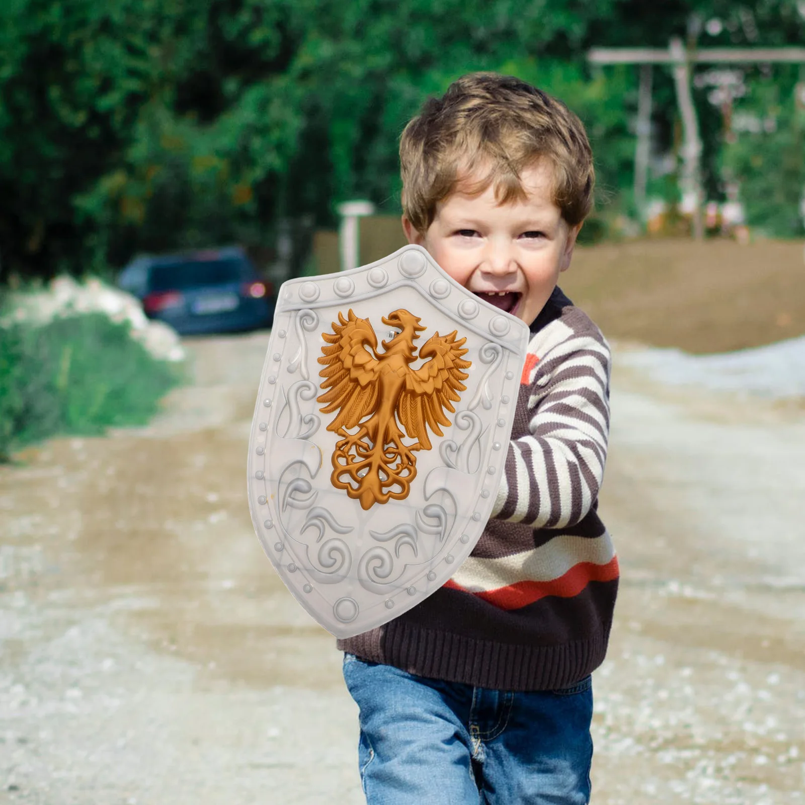 Für Kinder Kostüm Cosplay Halloween Rollenspiel Römische Jungen Ritter Mittelalter Schild Wikinger Schild