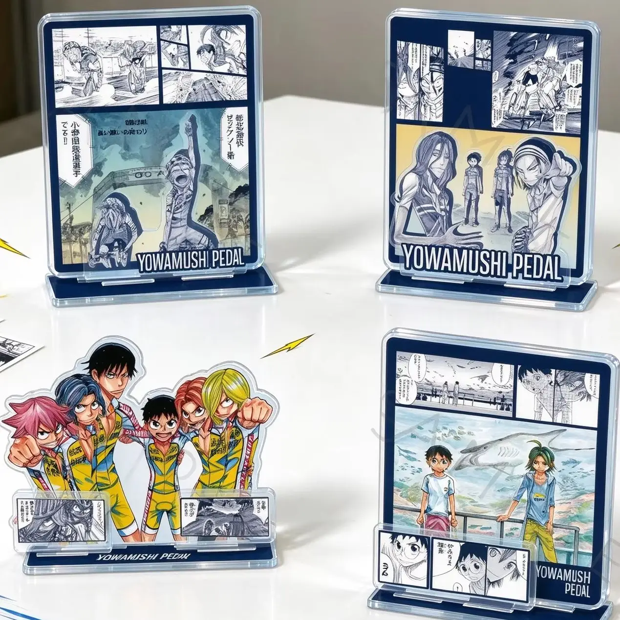 CLASSIC Hot 10CM Anime Yowamushi Pedal Model Action Figure Peripheral Collection Acrylic Stand Model Decorations Gifts Keychain