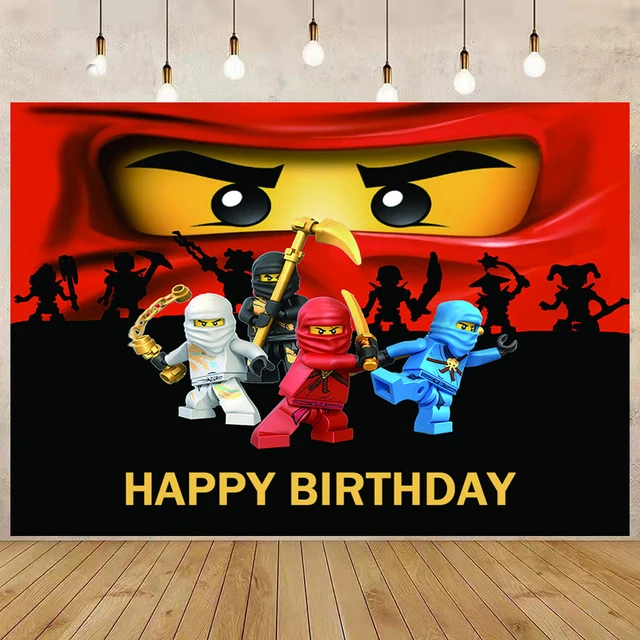 Cartoon Ninja Thema Verjaardagsfeestje Decoraties Leuke Ballonnen Borden Banner Servies Set voor Babyshower Feestartikelen Kindergeschenken