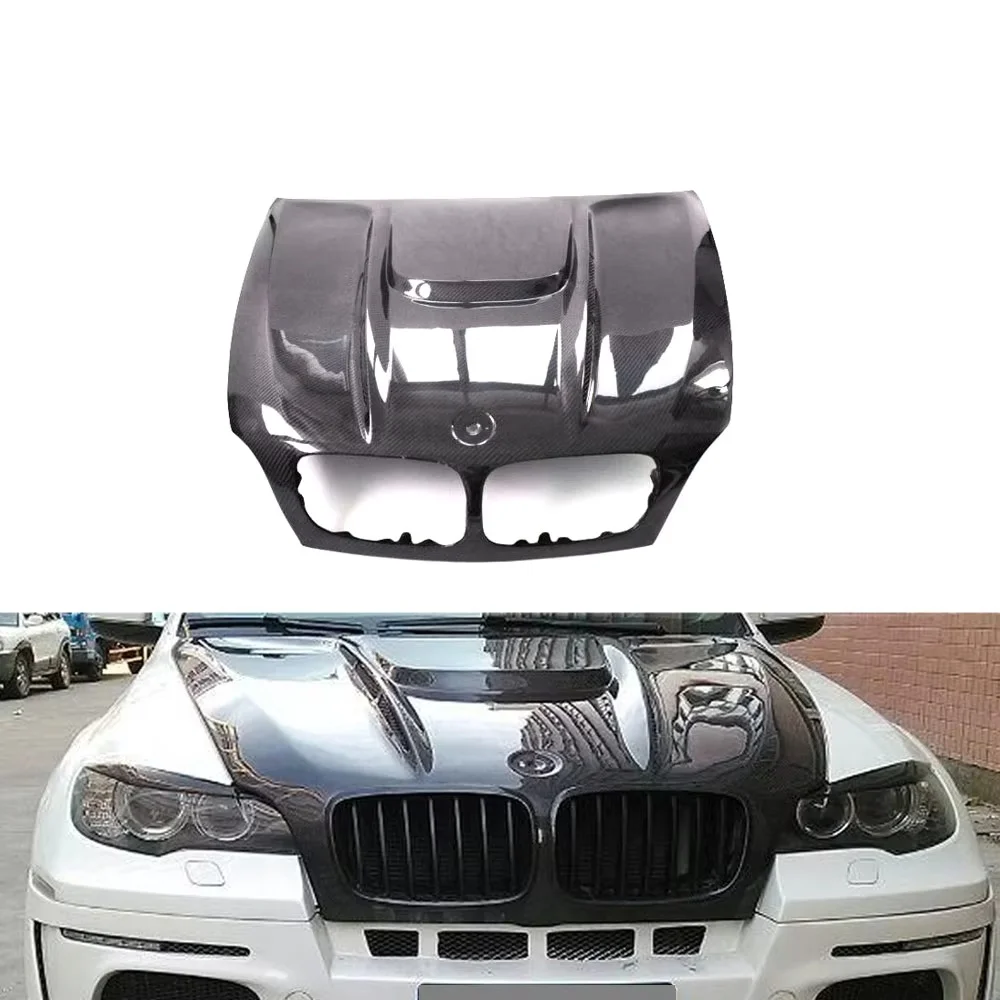 

H Style X6 Engine Hoods Carbon Fiber Engine Hood Engine Cover For BMW X6