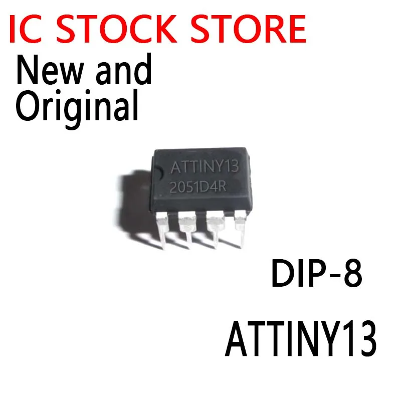 5PCS New and Original DIP-8  ATTINY13A-PU  ATTINY13 ATTINY13-PU  ATTINY13A  13A-PU ATTINY13V-10PU ATTINY13