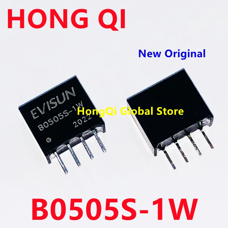 5PCS 새로운 0riginal B0505S-1W DC-DC 절연 컨버터 갈바닉 5V 5V 전원 공급 장치 모듈 4 핀 전원 모듈