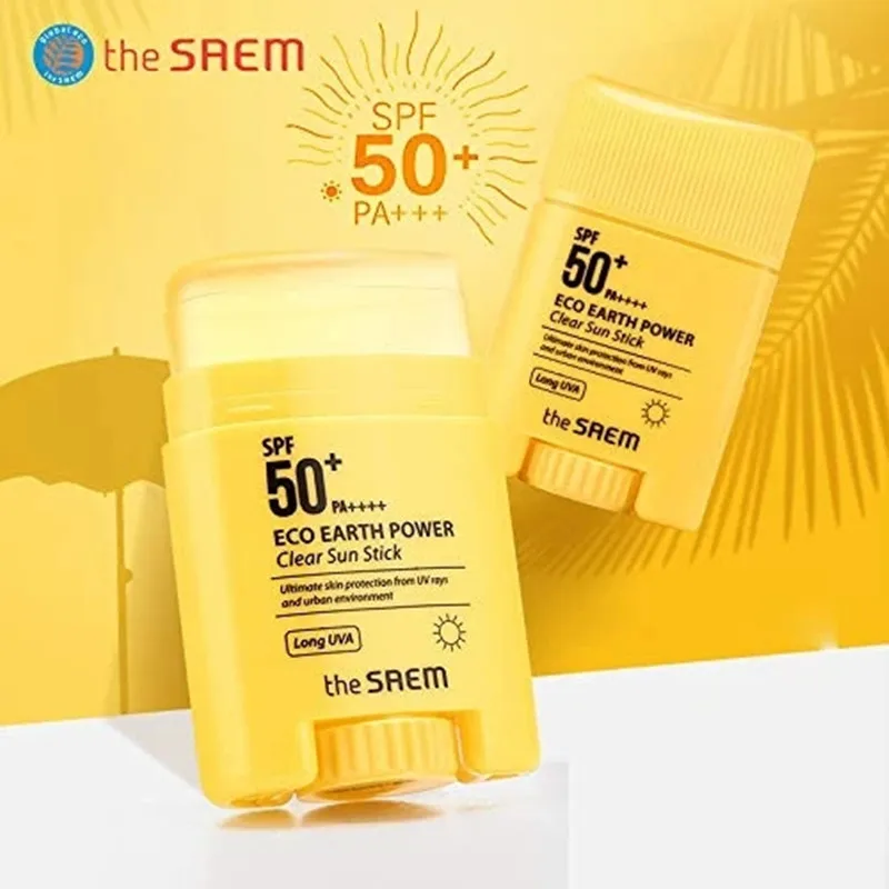 

Прозрачный солнцезащитный крем SAEM Eco Earth Power SPF50 + PA +++, 16 г, УФ-защитный крем, антиоксидантный, для жирной кожи, корейская косметика